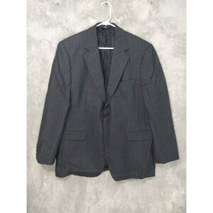 Brooks Brothers Blazer Mens 42R Gray Pinstripe Wool Sport Coat Stretch 346